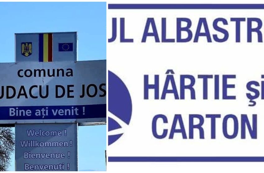  Luni, 16 iunie 2025, se colectează sacul albastru în comuna Budacu de Jos
