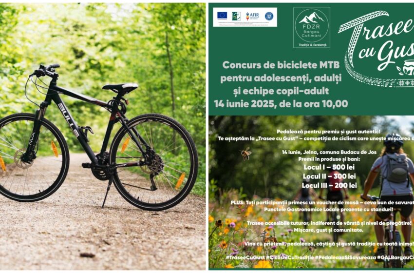  „Trasee cu Gust”, competiție de ciclism pe dealurile Budacului