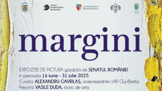  „Margini”, prima expoziție de pictură ”BN” din 2025 la Palatul Parlamentului. Curator este noul vicepreședinte al UAP Cluj-Bistrița, artistul plastic Alexandru Gavrilaș