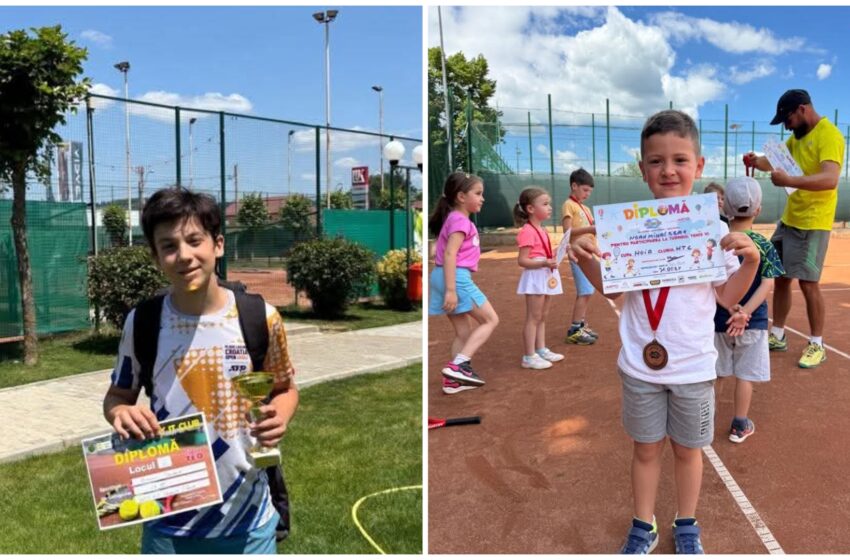  Rezultate meritorii pentru sportivii de la GS TennisClub Bistrița la competițiile din țără. FOTO