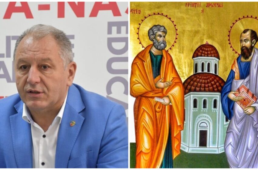  Emil Radu Moldovan:  În zi de mare sărbătoare, ne ridicăm privirea către 𝗦𝗳𝗶𝗻ţ𝗶𝗶 𝗣𝗲𝘁𝗿𝘂 ș𝗶 𝗣𝗮𝘃𝗲𝗹, 𝗰𝗲𝗶 𝗺𝗮𝗶 𝗰𝘂𝗻𝗼𝘀𝗰𝘂ţ𝗶 𝗔𝗽𝗼𝘀𝘁𝗼𝗹𝗶 𝗮𝗶 𝗹𝘂𝗶 𝗜𝗶𝘀𝘂𝘀 𝗛𝗿𝗶𝘀𝘁𝗼𝘀.