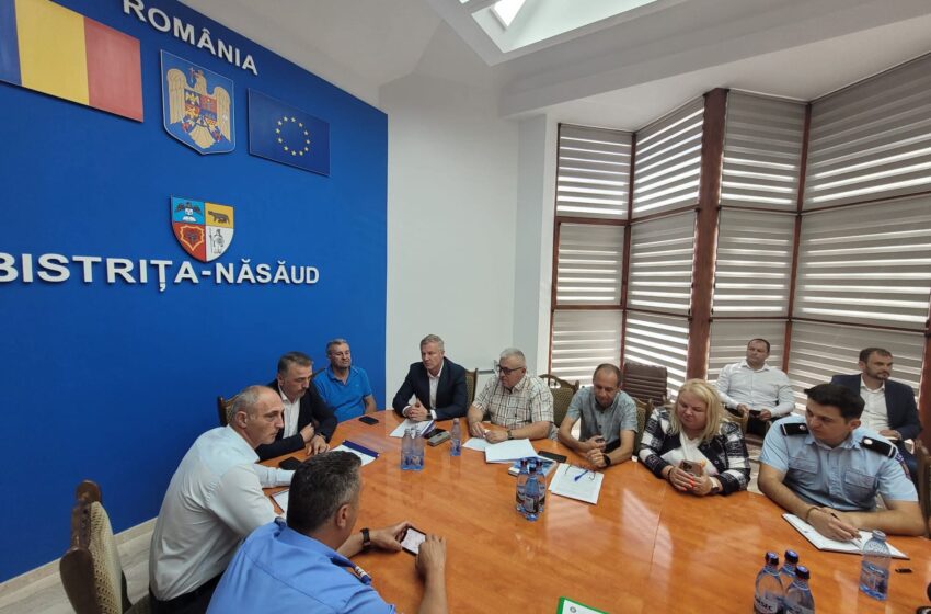  Astăzi a avut loc Ședința de lucru a Comitetului Județean pentru Situații de Urgență Bistrița-Năsăud. FOTO