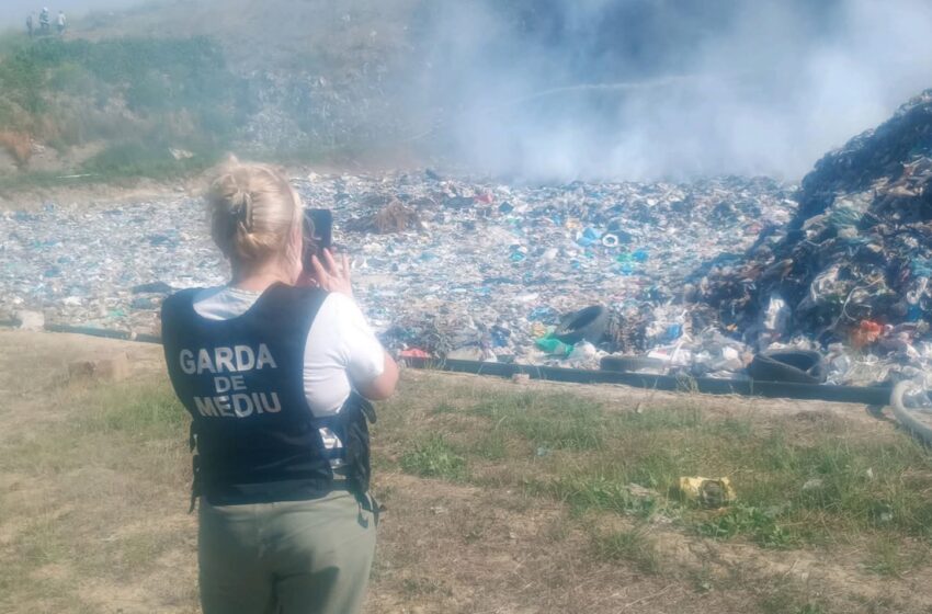  Amendă de 50000 de lei pentru incendiul de la CMID Tărpiu dată de Garda de Mediu
