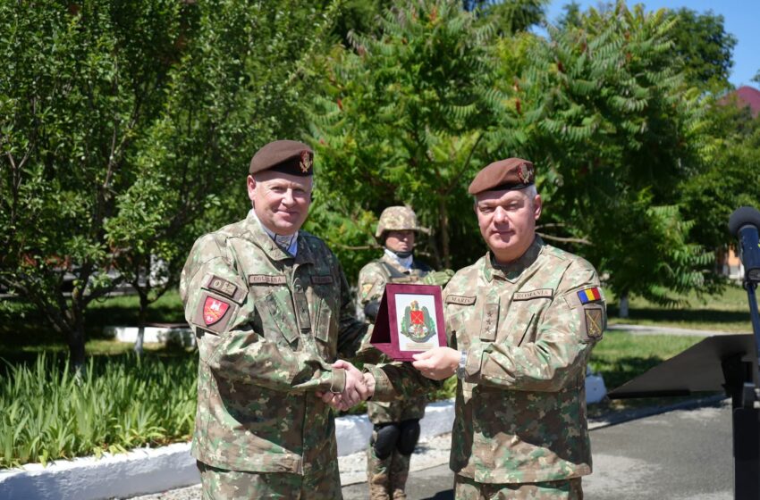  Colonelul Valerică-Iulian Sărățeanu este noul comandant al Btigăzii 81 Mecanizate „General Grigore Bălan”. FOTO