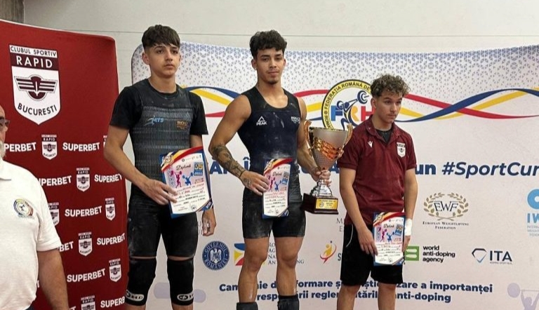  Rezultate meritorii pentru CSM Bistrița la Campionatele Naționale de Haltere U23