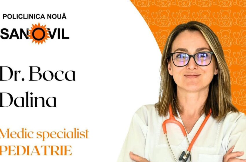  Dr. Boca Salina, medic specialist pediatrie, la Policlinica Nouă Sanovil