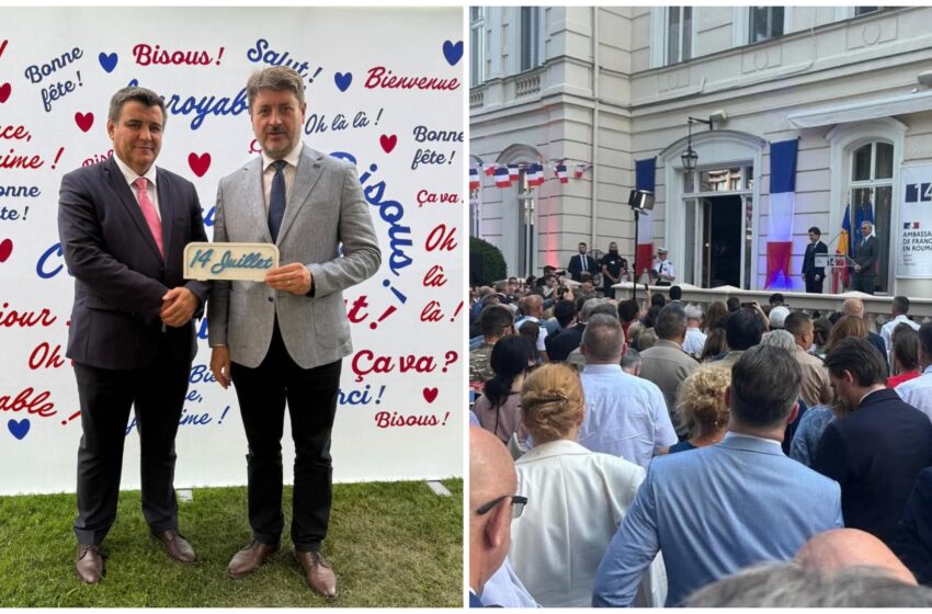  Primarul Becleanului, Nicolae Moldovan, invitat la Ambasada Franței. FOTO