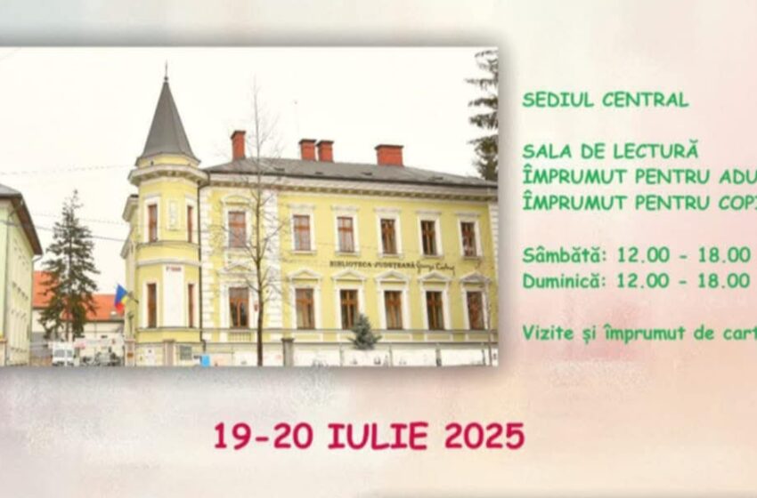  Porţi deschise la Biblioteca Judeţeană „George Coşbuc” Bistriţa-Năsăud la împlinirea a 75 de ani de istorie