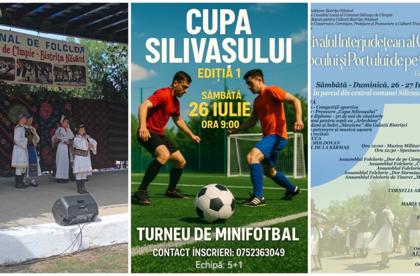  Silivașu de Câmpie: Festivalul Cântecului, Jocului și Portului de pe câmpie, în perioada 26-27 iulie 2025