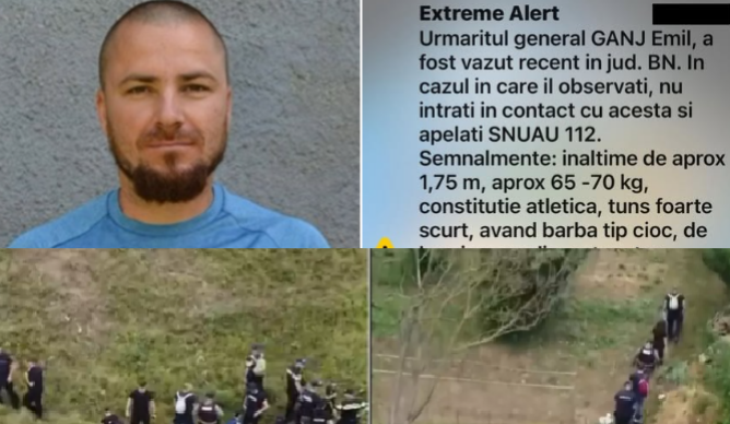  RO- Alert în zona de Câmpie a judeţului Bistriţa-Năsăud: Emil Gânj căutat în zona Lechința-Dipșa