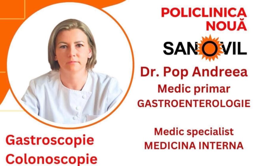  Expertiză în gastroenterologie si medicină internă la Policlinica Nouă Sanovil!