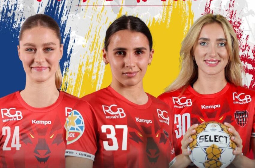  Trei handbaliste ale Gloriei Bistrița au fost convocate la echipa națională a României