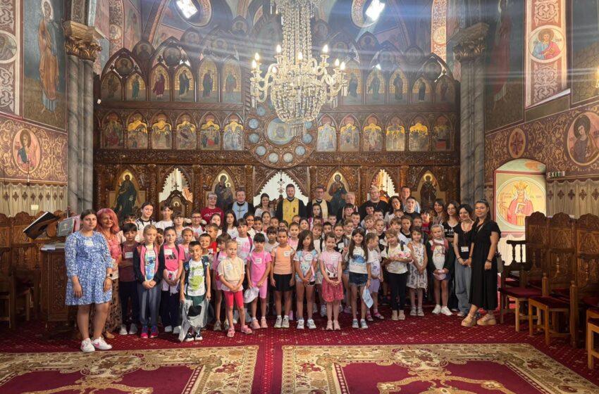  Prima zi din cadrul activității „Bucuria de a trăi vacanța în Biserică”! FOTO