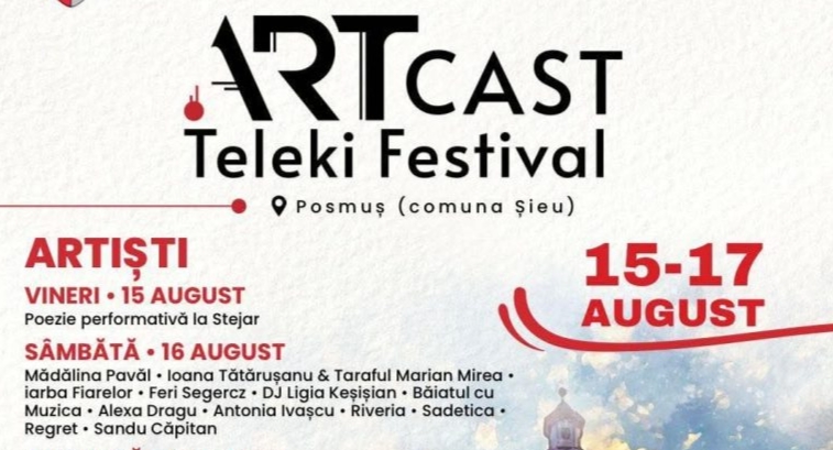  Artă, tradiție și istorie, la ArtCast Teleki Festival 2025. Vezi programul festivalului