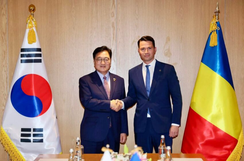  Deputatul Robert Sighiartău s-a întâlnit Președintele Adunării Naționale a Republicii Coreea, Woo Won-shik. FOTO