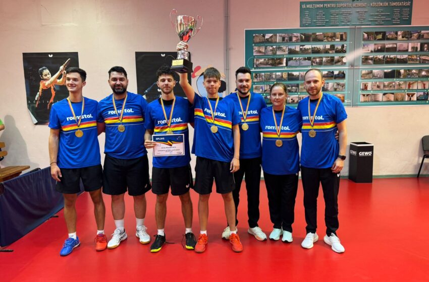  Tenis de masă: GLORIA BISTRIȚA este Campioană Națională în proba pe echipe masculin! FOTO