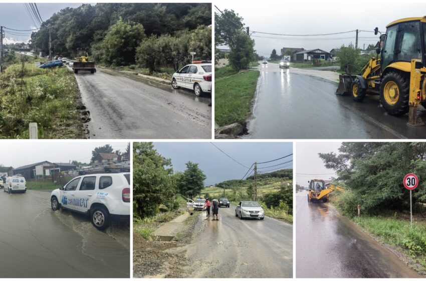  Primăria Budacu de Jos: Situația este sub control după codul roșu de precipitații! FOTO