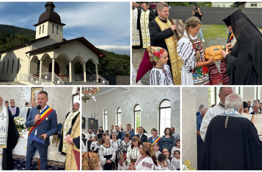  Sfințirea capelei mortuare din Mureșenii Bârgăului. FOTO