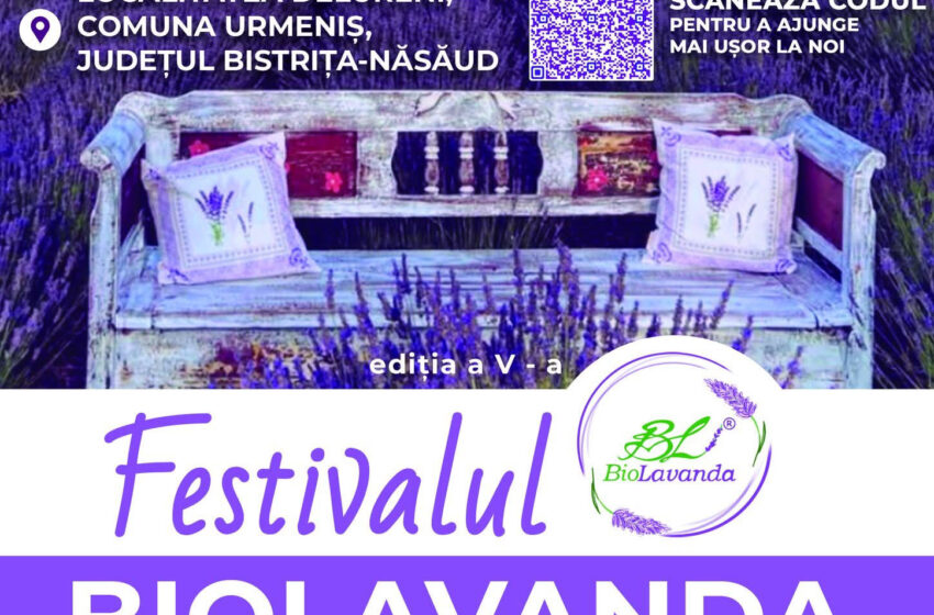  Hai la Festivalul BioLavanda din Delureni (Bistrița-Năsăud)