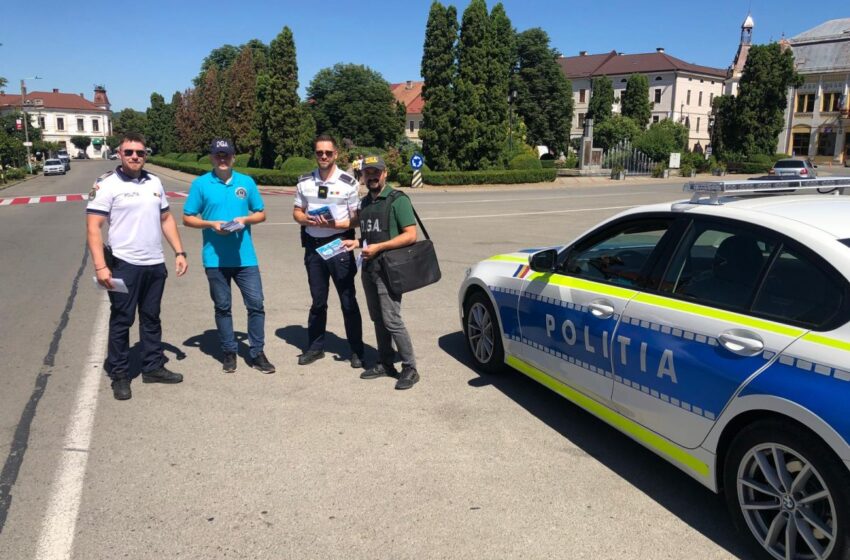  Acțiune de prevenire a corupției, la Năsăud. FOTO