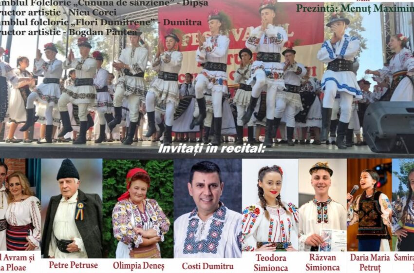  Festivalul Județean al Cântecului, Jocului și Portului de pe Valea Șieului, pe 15 august în  Pădurea Posmuş