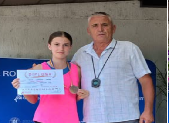  Atleta Oana Roșca de la CSM Bistrița, bronz național la 2000 m obstacole la Campionatele Naționale U18