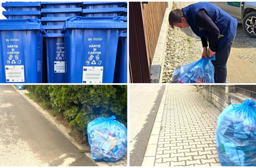  Miercuri, 6 august, se colectează Pubela sau Sacul Albastru în Municipiul Bistrița și localitățile componente! FOTO