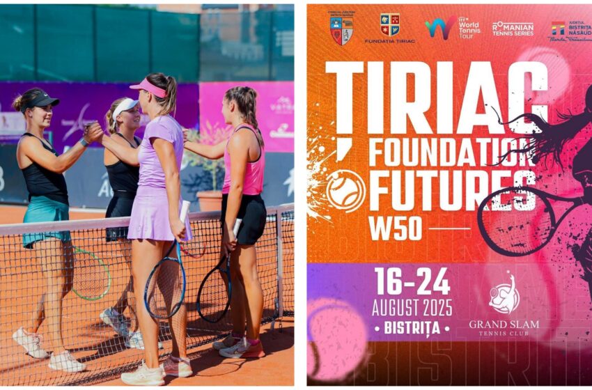  Tenisul spectacol revine la Bistrița!  Țiriac Foundation Futures 2025 – un nou nivel al performanței!