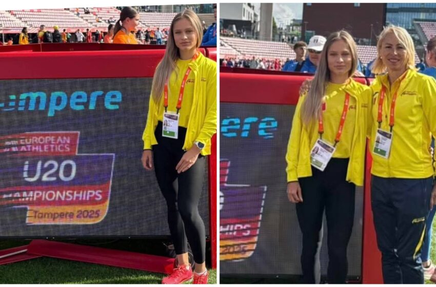  Atleta Maria Denisa Capotă de la CSM Bistrița, în semifinalele probei de 400 m la Campionatele Europene U20!