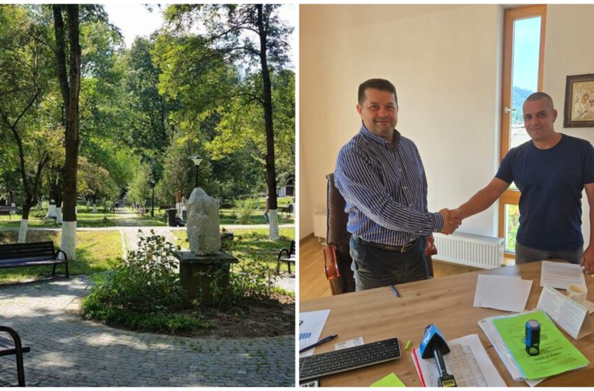  Parcul din Stațiunea Sângeorz-Băi se va moderniza cu fonduri europene