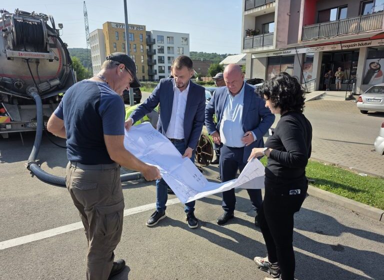  Bistrița: Primăria și Aquabis, plan comun pentru ca orașul să nu mai fie paralizată de ploile torențiale