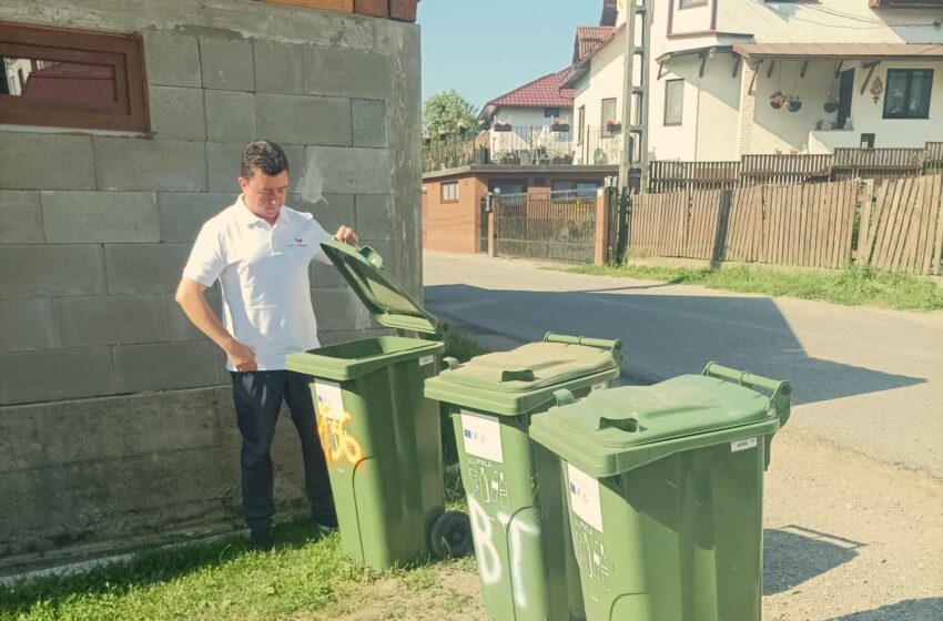  Miercuri, 13 august, se colectează Pubela Verde în Municipiul Bistrița și în localitățile componente