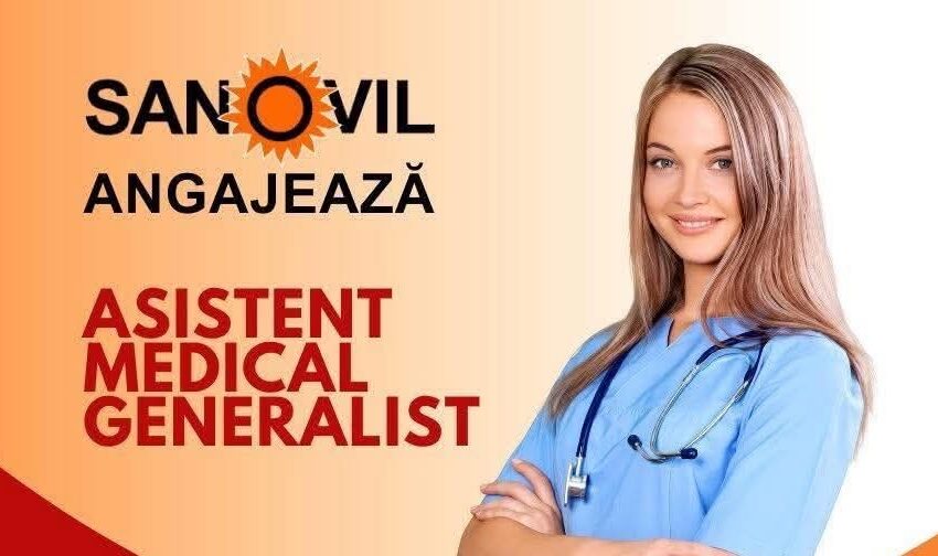  Clinica Sanovil Bistrița angajează asistent medical generalist