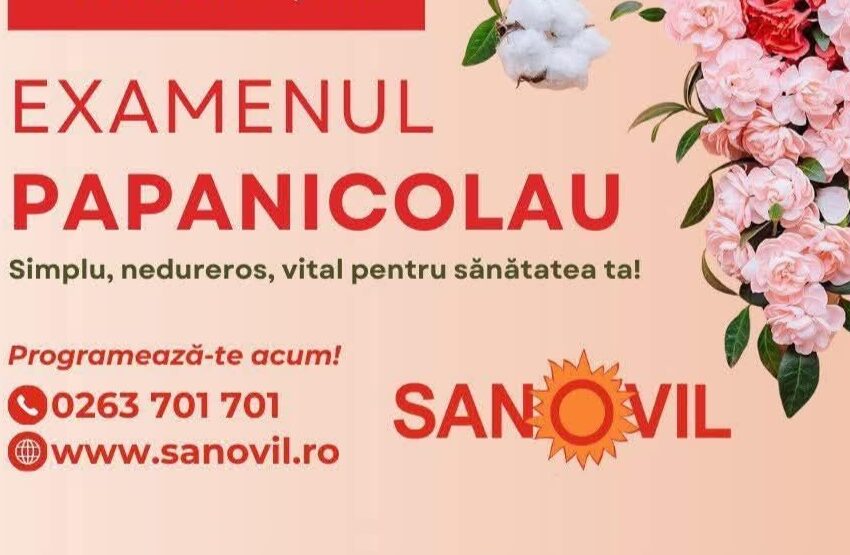  Testul Babeș-Papanicolau la SANOVIL Bistrița – Grija pentru sănătatea ta începe aici!