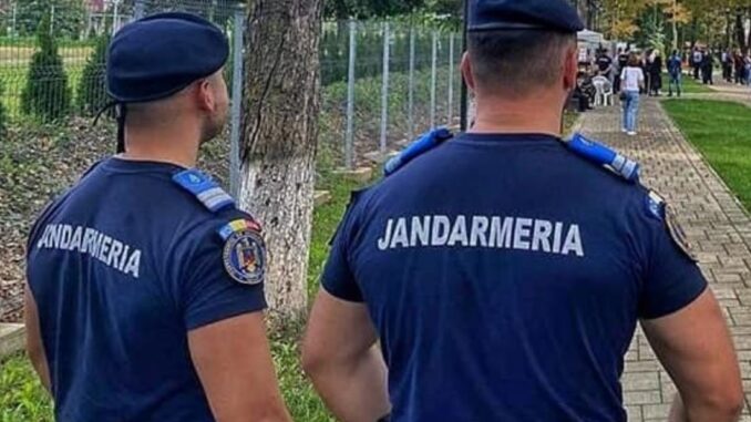  Jandarmii asigură ordinea publică la Supercupa României la handbal de la Bistrița