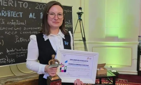  Prof. Adriana Popițan, laureat Merito 2025, desemnată noul inspector școlar pentru educație timpurie