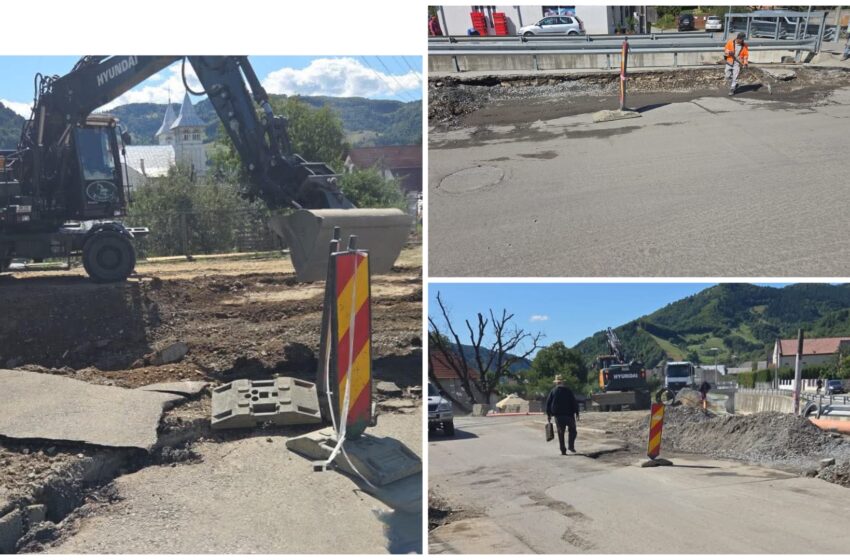  Se pregătește asfaltarea Străzii Izvoarelor din Sângeorz-Băi. FOTO