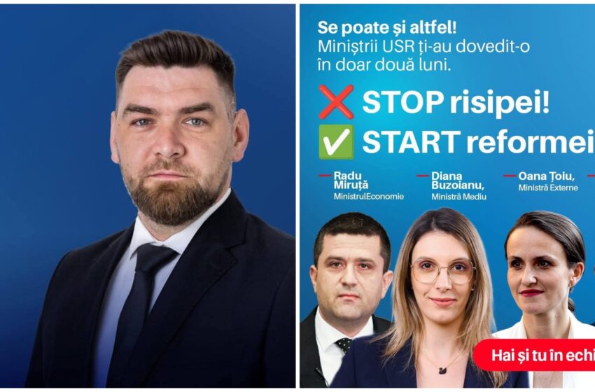  Liderul USR BN, Rus Marinel: USR face treaba pe care alții au amânat-o 35 de ani!