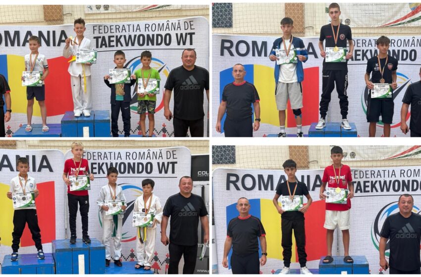  Taekwondo: Medalii pentru sportivii Gloriei Bistrița la Cupa Odorheiu Secuiesc