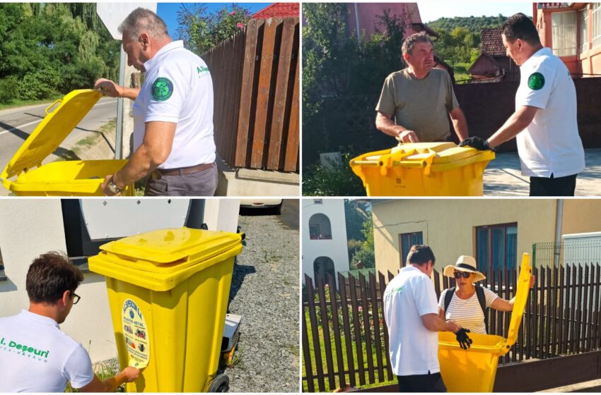  Miercuri, 20 august, se colectează Pubela Galbenă doar în Municipiul Bistrița. FOTO
