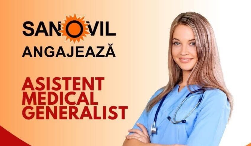  Clinica Sanovil Bistrița angajează Asistent Medical Generalist