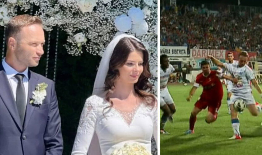 Fostul atacant al Gloriei Bistrița, Otniel Sighiartău, s-a căsătorit