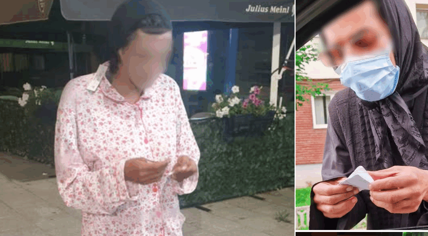  BISTRIȚA: Cerșetorul în pijama roz. Neobișnuitul personaj oprește tineri și le cere bani
