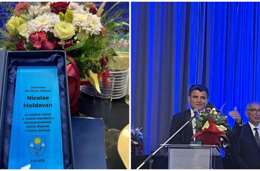  Primarul Nicolae Moldovan premiat în cadrul Galei de administrație locală din Polonia. FOTO