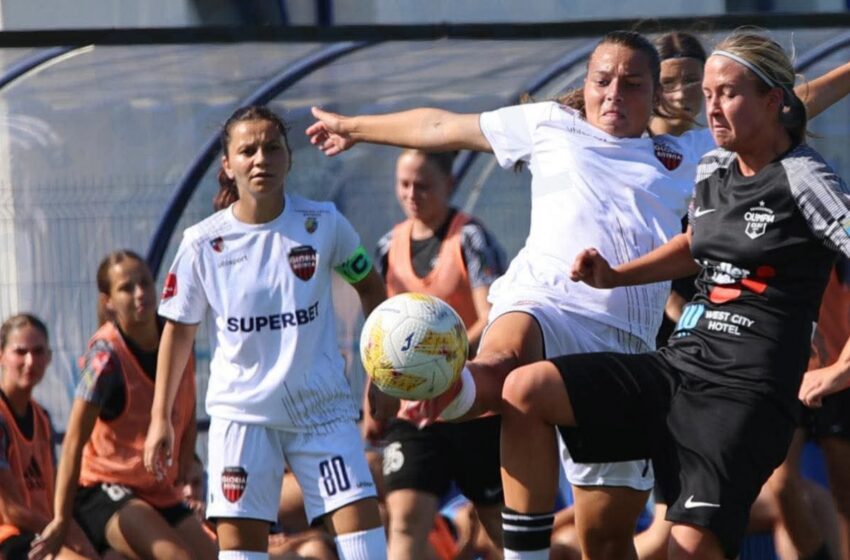  CRONICA FOTBAL FEMININ: Gloria Bistrița, înfrângere usturătoare în fața U Olimpia Cluj 1-4. Scorul coboară echipa pe locul 7 sub Unirea Alba Iulia și Olimpia Gherla. Urmează meciul cu ultima clasată, ACS Vasas Femina Odorheiul Secuiesc