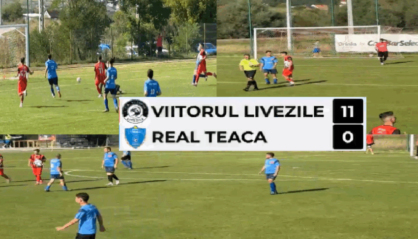  Fotbal Județean- LIGA A 4-A: O primă etapă plină de goluri și surprize în Bistrița-Năsăud. Vezi toate rezultatele și clasamentul