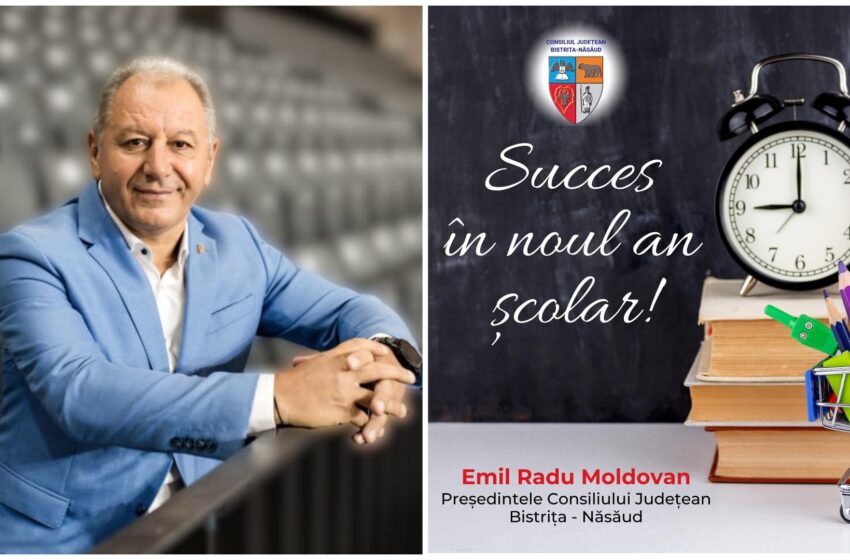 Emil Radu Moldovan:  Astăzi clopoțelul anunță din nou începutul școlii, locul unde visurile prind contur, iar fiecare pas devine o lecție pentru viitor