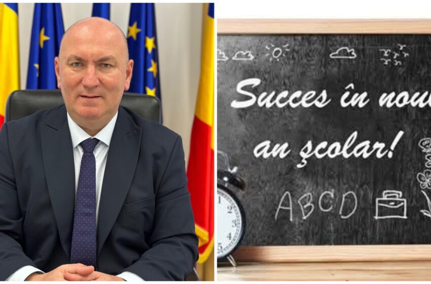  Gabriel Lazany: Începutul unui nou an școlar aduce cu el emoții, speranțe și provocări
