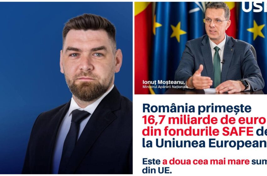  Președintele USR BN, Rus Marinel: România are 16,7 miliarde de euro la dispoziție prin programul european SAFE