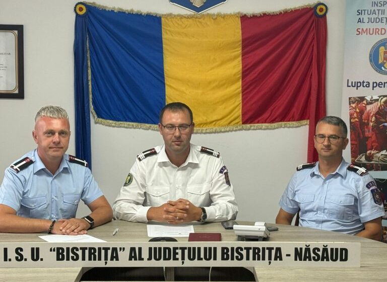  ISU Bistrița-Năsăud: peste 6.200 de intervenții și 246 de vieți salvate în primele opt luni din 2025